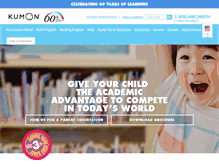 Tablet Screenshot of kumon.com